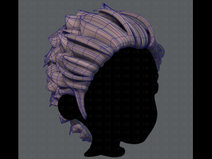 3d hair style for boy v20 Modelo 3D