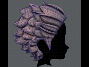 3d hair style for boy v20 Modelo 3D