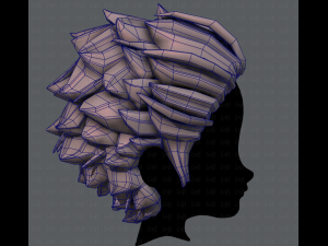 3d hair style for boy v20 Modelo 3D