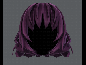 3d hair style for girl v21 3D Модель