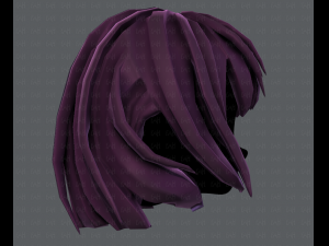 3d hair style for girl v21 3D Модель