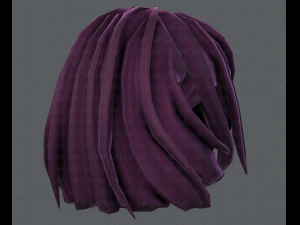3d hair style for girl v21 3D Model