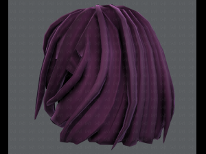 3d hair style for girl v21 3D Модель