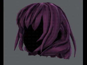3d hair style for girl v21 3D Model