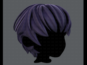 3d hair style for boy v21 3D 模型