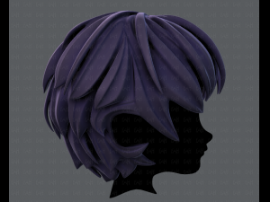 3d hair style for boy v21 3D 模型