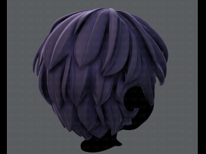 3d hair style for boy v21 3D 模型