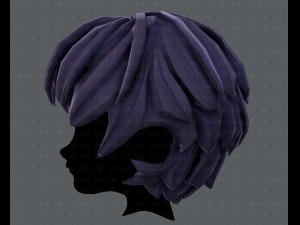 3d hair style for boy v21 3D 模型