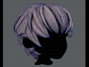 3d hair style for boy v21 3D 模型