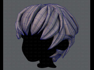 3d hair style for boy v21 3D 模型