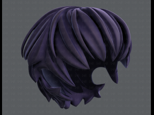 3d hair style for boy v21 3D 模型