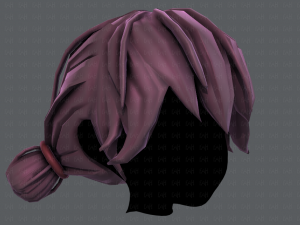3d hair style for girl v22 Modelo 3D