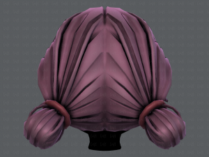 3d hair style for girl v22 Modelo 3D