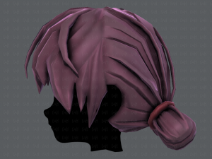 3d hair style for girl v22 Modelo 3D