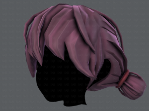 3d hair style for girl v22 Modelo 3D