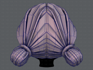 3d hair style for girl v22 Modelo 3D