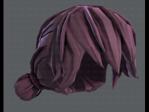 3d hair style for girl v22 Modelo 3D