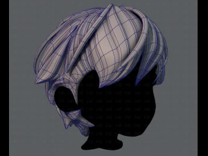 少年 v22 の 3d ヘア スタイル 3Dモデル