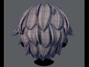 少年 v22 の 3d ヘア スタイル 3Dモデル