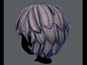 少年 v22 の 3d ヘア スタイル 3Dモデル