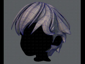 少年 v22 の 3d ヘア スタイル 3Dモデル