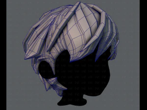 少年 v22 の 3d ヘア スタイル 3Dモデル