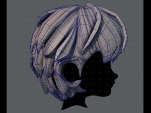 3d hair style for boy v22 Model 3D