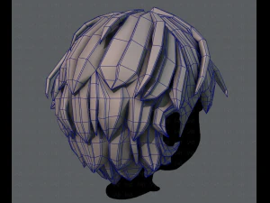 少年 v22 の 3d ヘア スタイル 3Dモデル