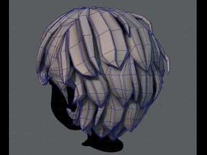 少年 v22 の 3d ヘア スタイル 3Dモデル