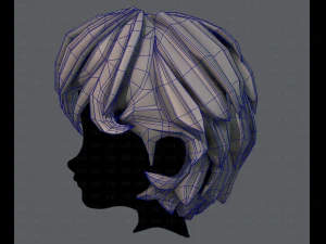 少年 v22 の 3d ヘア スタイル 3Dモデル