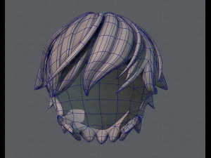 少年 v22 の 3d ヘア スタイル 3Dモデル