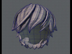 少年 v22 の 3d ヘア スタイル 3Dモデル