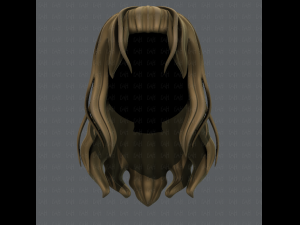 3d hair style for girl v23 3D Model