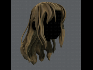 3d hair style for girl v23 3D Model