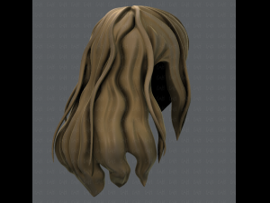 3d hair style for girl v23 3D Model