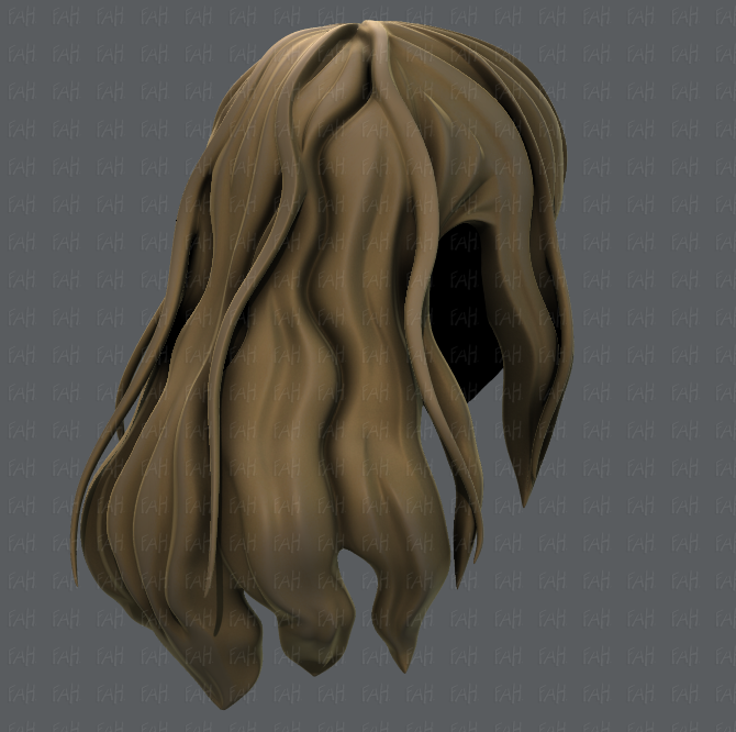 Roblox Good Hair - Download Free 3D model by sandrafaki