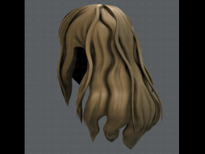3d hair style for girl v23 3D Model