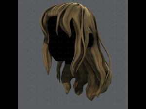 3d hair style for girl v23 3D Model
