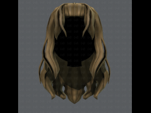3d hair style for girl v23 3D Model