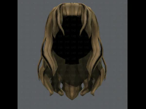 3d hair style for girl v23 3D Model
