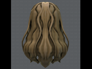 3d hair style for girl v23 3D Model