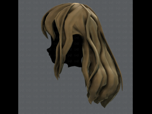 3d hair style for girl v23 3D Model