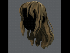 3d hair style for girl v23 3D Model