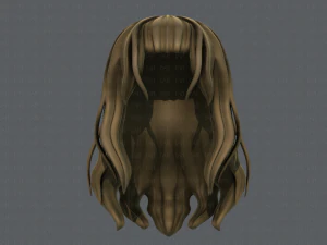 3d hair style for girl v23 3D Model