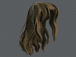 3d hair style for girl v23 3D Model