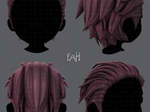 Acconciatura 3d per ragazzo v23 Modello 3D