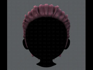 3d hair style for boy v23 3D Model