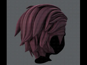 3d hair style for boy v23 3D Model