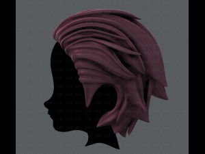 3d hair style for boy v23 Model 3D