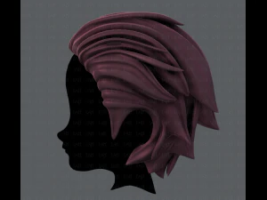 3d hair style for boy v23 3D Model